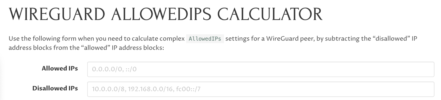 wireguad allowed ip calculator